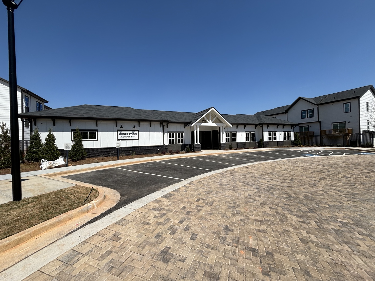 Completed community clubhouse in Stone Mountain, Georgia