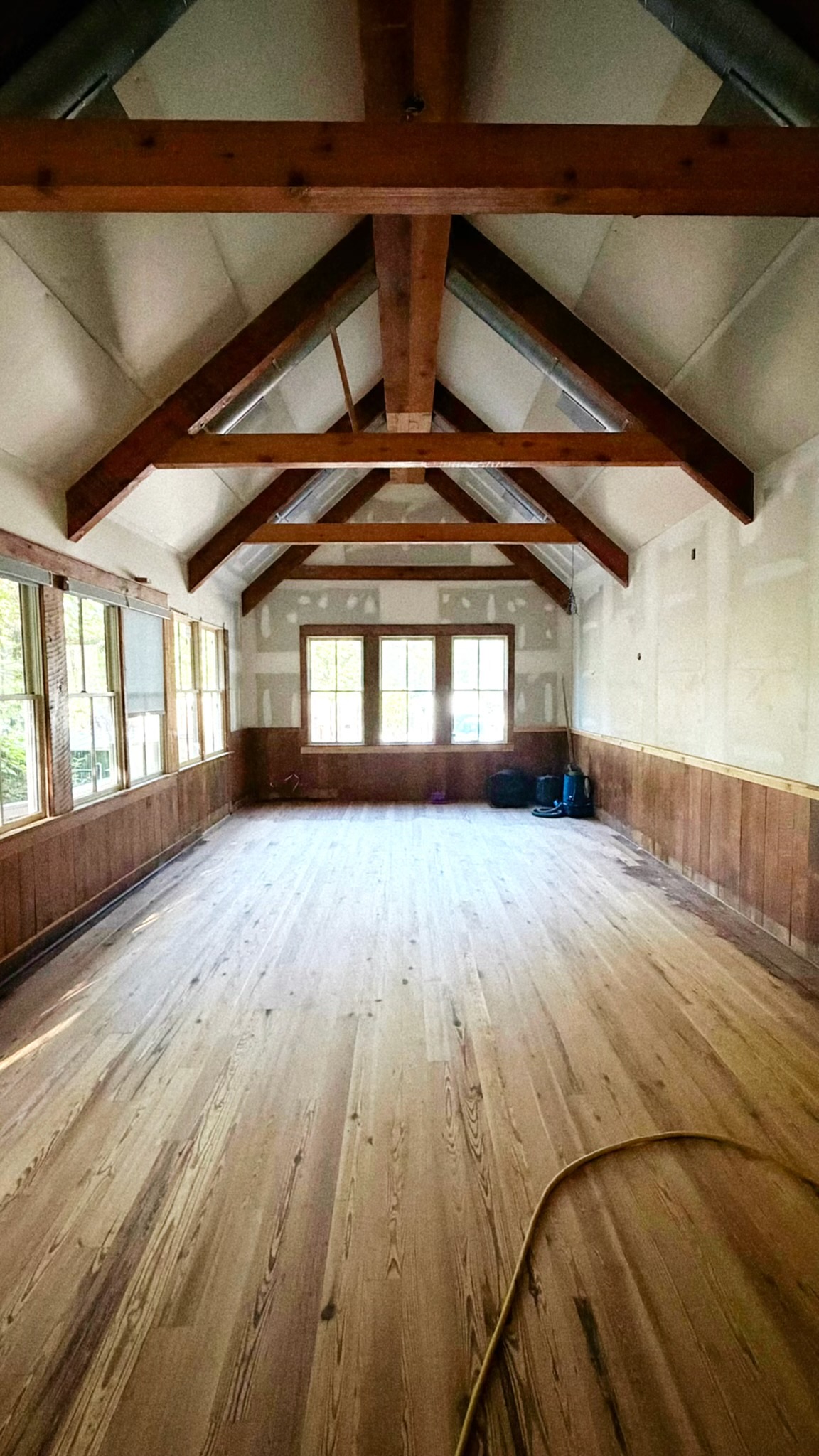 Vaulted Table and Main expansion interior under construction